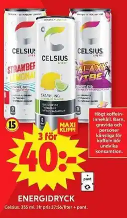 ICA Maxi Energidryck erbjuda