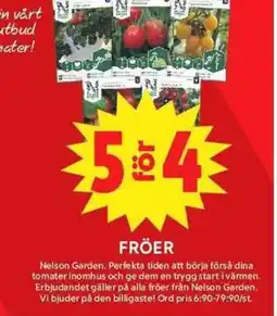 ICA Maxi Fröer erbjuda