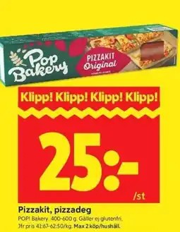 ICA Kvantum Pizzakit, pizzadeg erbjuda