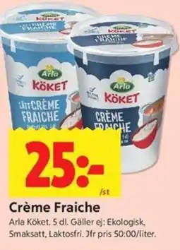 ICA Kvantum Crème Fraiche erbjuda