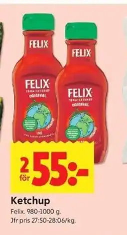 ICA Kvantum Ketchup erbjuda