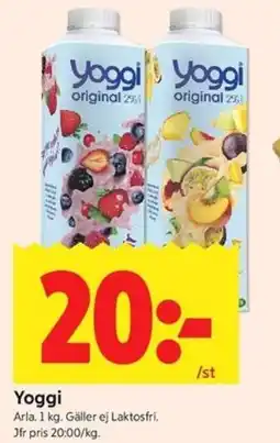 ICA Kvantum Yoggi erbjuda