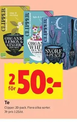 ICA Kvantum Te erbjuda