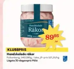 Hemköp Handskalade räkor erbjuda