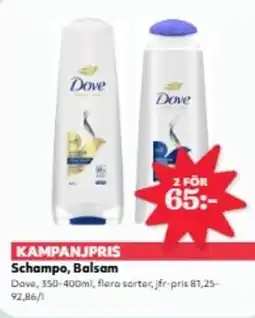 Hemköp Schampo, Balsam erbjuda