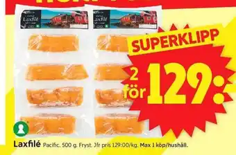 ICA Supermarket Laxfilé erbjuda