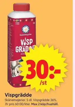 ICA Supermarket Vispgrädde erbjuda