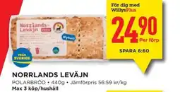 Willys POLARBRÖD Norrlands leväjn erbjuda