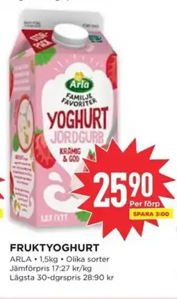 Willys ARLA Fruktyoghurt erbjuda