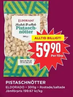 Willys ELDORADO Pistaschnötter erbjuda