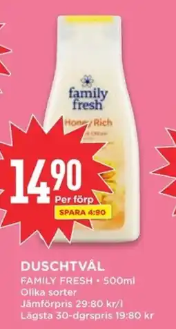 Willys FAMILY FRESH Duschtvål erbjuda