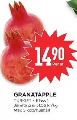 Willys Granatäpple erbjuda