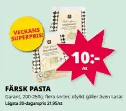 Tempo Garant Färsk pasta erbjuda