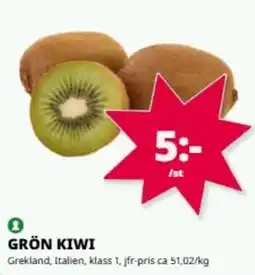 Tempo Grön kiwi erbjuda