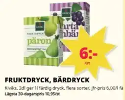 Tempo Kiviks Fruktdryck, bärdryck erbjuda