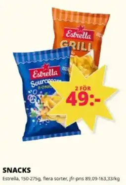 Tempo Estrella Snacks erbjuda