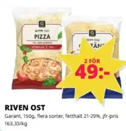 Tempo Garant Riven ost erbjuda