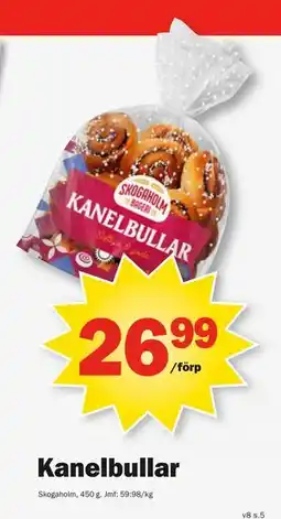 Pekås Kanelbullar erbjuda