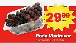 Pekås Röda Vindruvor erbjuda
