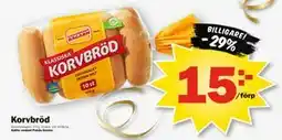 Pekås Korvbröd erbjuda