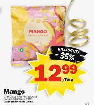 Pekås Mango erbjuda