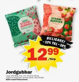 Pekås Jordgubbar erbjuda