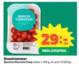 Coop Daglivs Snacktomater, Medlemspris erbjuda