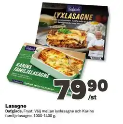 Coop Daglivs Lasagne erbjuda