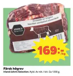 Coop Daglivs Färsk högrev erbjuda