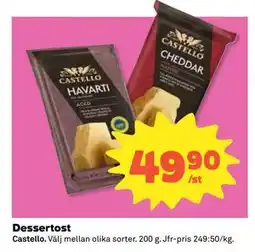 Coop Daglivs Dessertost erbjuda