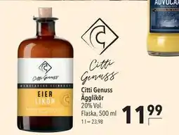Citti Citti Genuss Ägglikör, EUR 11.99 erbjuda