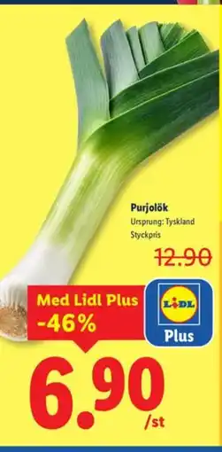 Lidl Purjolök erbjuda