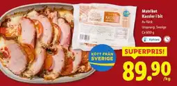 Lidl Matriket kassler i bit erbjuda