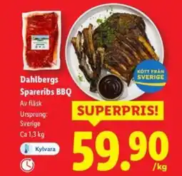 Lidl Dahlbergs spareribs bbq erbjuda