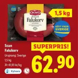 Lidl SCAN Falukorv erbjuda