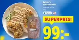 Lidl BUTCHER'S Kalkonbröstfilé erbjuda
