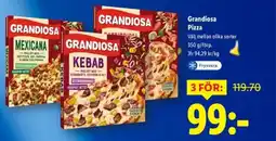 Lidl GRANDIOSA Pizza erbjuda