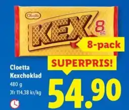 Lidl CLOETTA Kexchoklad erbjuda