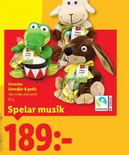Lidl FAVORINA Goesdjur & godis erbjuda