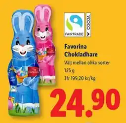 Lidl FAVORINA Chokladhare erbjuda