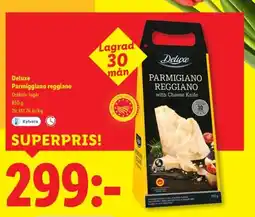 Lidl DELUXE Parmiggiano reggiano erbjuda