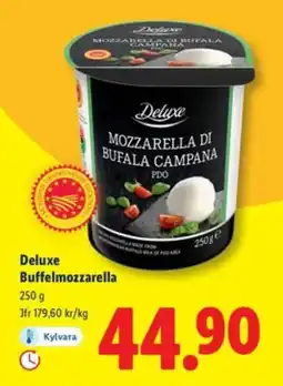 Lidl DELUXE Buffelmozzarella erbjuda