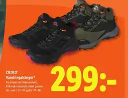 Lidl CRIVIT Vandringskängor erbjuda