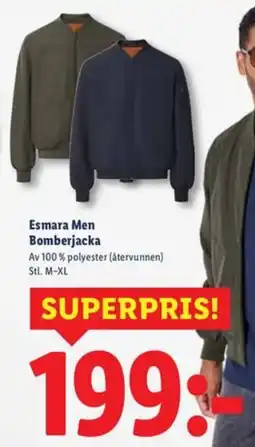 Lidl ESMARA MEN Bomberjacka erbjuda
