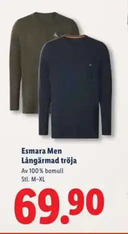 Lidl ESMARA MEN Långärmad erbjuda