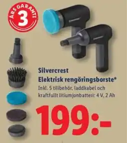 Lidl SILVERCREST Elektrisk rengöringsborste erbjuda
