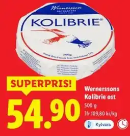 Lidl WERNERSSONS Kolibrie ost erbjuda