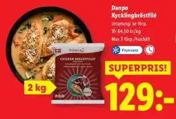 Lidl DANPO Kycklingbröstfilé erbjuda