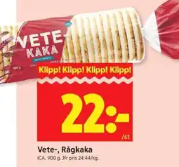 ICA Kvantum ICA Vete-, rågkaka erbjuda