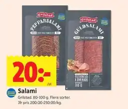 ICA Kvantum GRILSTAD Salami erbjuda